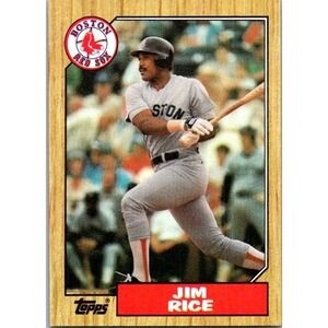 1987 Topps #480 Jim Rice